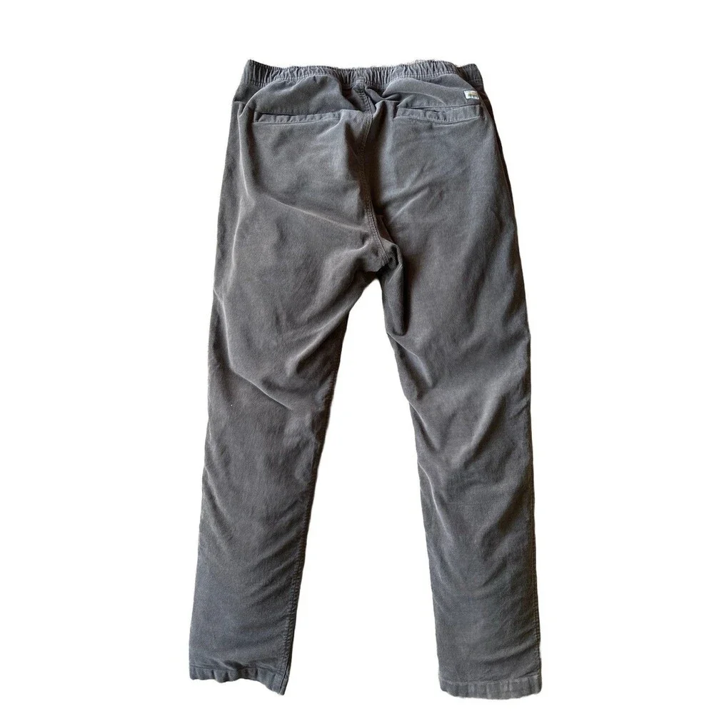 Vuori Men's L Pants Optimist Corduroy Chino Stretch Gray Style V440